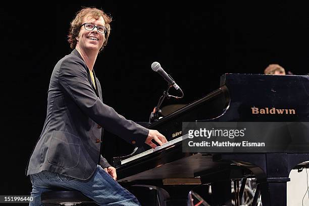 Pianist/vocalist Ben Folds of the band Ben Folds Five performs at Central Park SummerStage on September 14, 2012 in New York City.