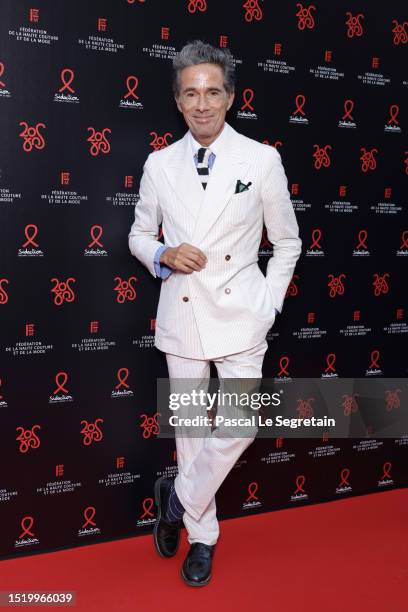 Vincent Darré attends the "Annees Palace" - 20th "Diner De La Mode" as part of Paris Fashion Week at Pavillon Cambon Capucines on July 06, 2023 in...