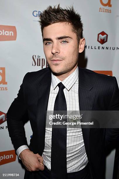 Actor Zac Efron attends "The Paperboy" cast dinner and party during the 2012 Toronto International Film Festival at Bloke & 4th on September 14, 2012...