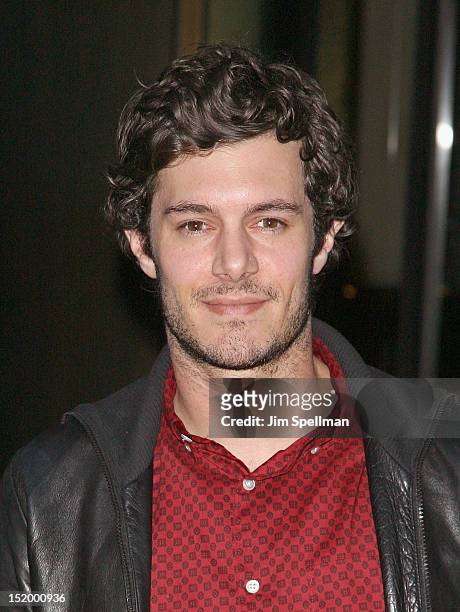 Actor Adam Brody attends The Cinema Society with The Hollywood Reporter & Samsung Galaxy S III screening of "The Oranges" at Tribeca Grand Hotel on...