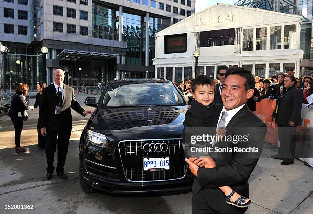 Producer Eugene Nomura attends "Emperor" premiere during the 2012 Toronto International Film Festival at Roy Thomson Hall on September 14, 2012 in...