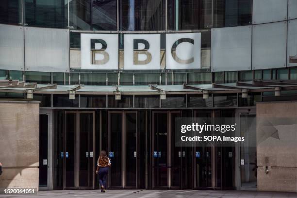 General view of Broadcasting House, the BBC headquarters in central London. BBC has suspended an unnamed male presenter who has been accused of...