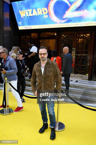 Alfie Boe arrives at "The Wizard Of Oz" Opening Gala at London Palladium on July 06, 2023 in London, England.