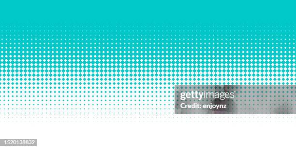 seamless turquoise gradient squares pattern - dot gradient pattern vector stock illustrations