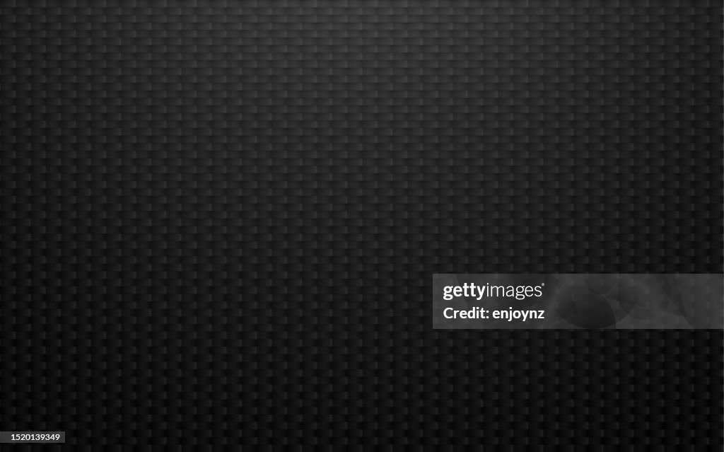 Fondo de patrón 3D sin costuras negro