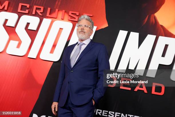 Director Christopher McQuarrie at the premiere of "Mission: Impossible - Dead Reckoning Part One" held at Rose Theater, at Jazz at Lincoln Center's...
