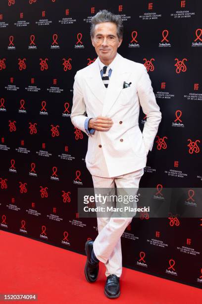 Vincent Darré attends the "Annees Palace" - 20th "Diner De La Mode" as part of Paris Fashion Week at Pavillon Cambon Capucines on July 06, 2023 in...