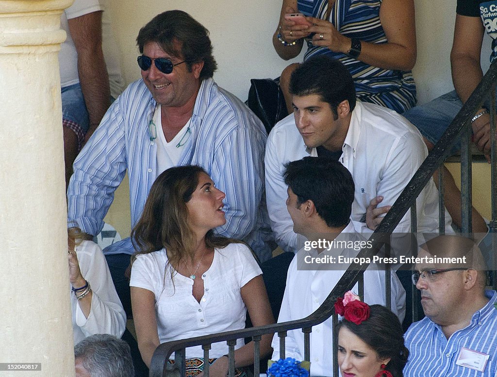 Francisco Rivera and Lourdes Montes Attend Bullfighting In Ronda - September 07, 2012