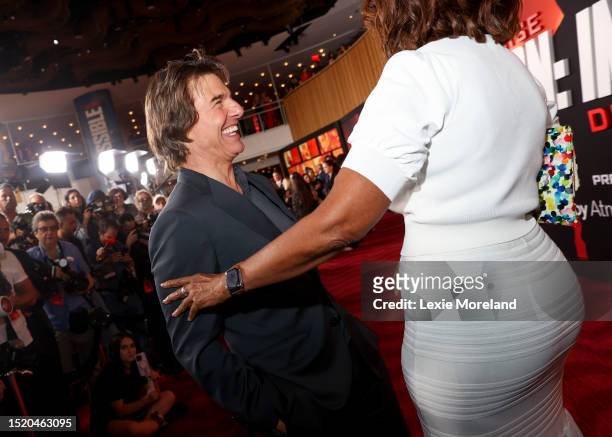 Tom Cruise at the premiere of "Mission: Impossible - Dead Reckoning Part One" held at Rose Theater, at Jazz at Lincoln Center's Frederick P. Rose...