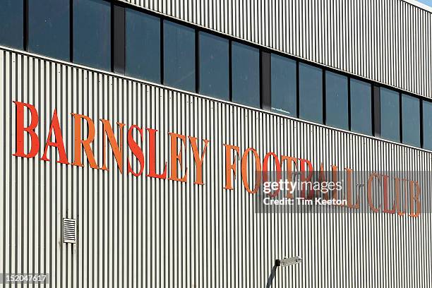 General View of Oakwell Stadium, Barnsley Football Club during the npower Championship match between Barnsley and Blackpool at Oakwell Stadium on...