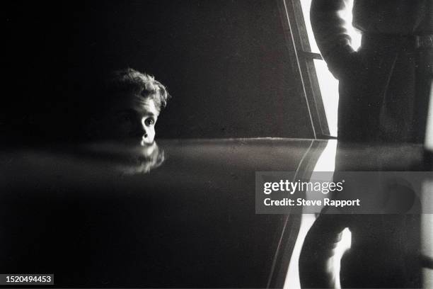 Pete de Freitas of Echo & the Bunnymen, The Killing Moon video, London 11/14/83