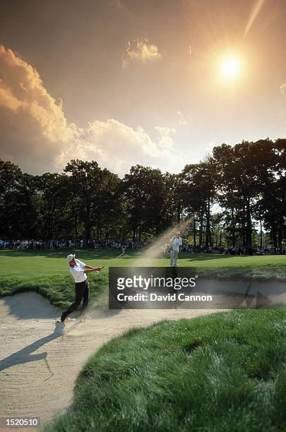 Jesper Parnevik of Sweden and Europe in action during the 33rd Ryder Cup at Brookline Country Club, Boston, Massachusetts, USA. \ Mandatory Credit:...