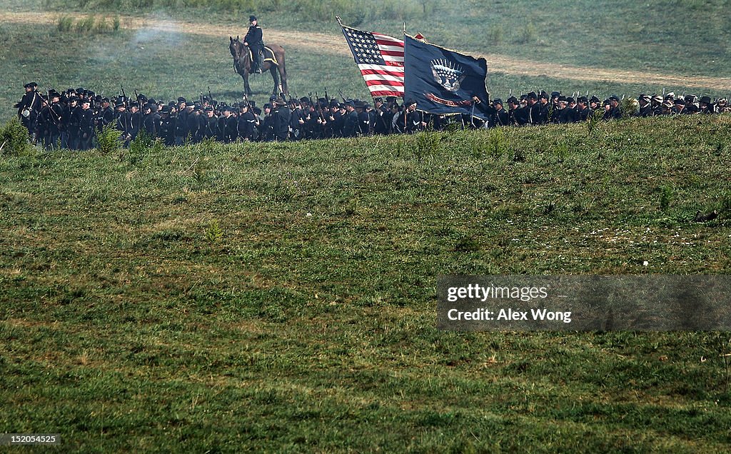 Re-Enactments Commemorate 150th Anniversary Of Civil War Battle Of Antietam
