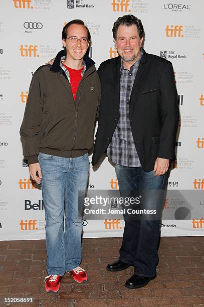 Filmmaker Don and Cesare Gagliardi attend the "John Dies At The End" Premiere during the 2012 Toronto International Film Festival held at Ryerson...