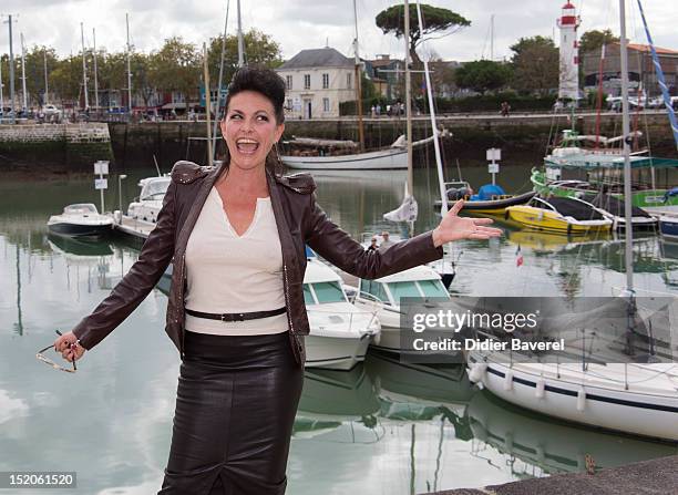 Lio poses during the 'Tiger Lily' Photocall at La Rochelle Fiction Television Festival on September 15, 2012 in La Rochelle, France.