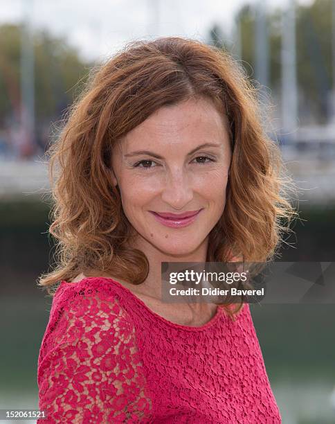 Camille Japy poses during the 'Tiger Lily' Photocall at La Rochelle Fiction Television Festival on September 15, 2012 in La Rochelle, France.