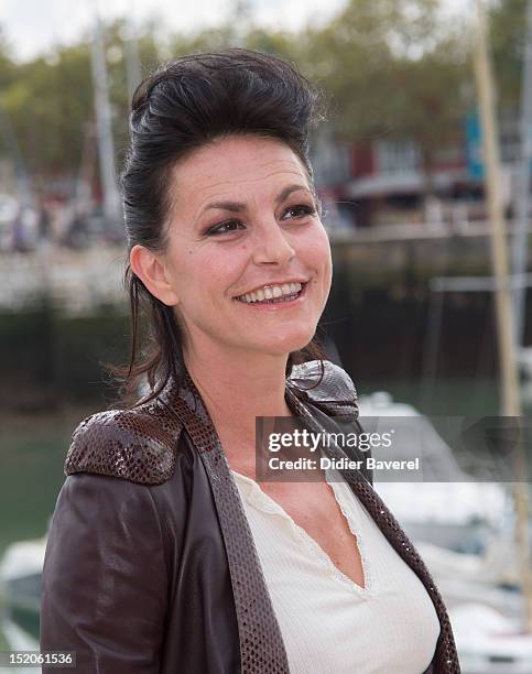 Lio poses during the 'Tiger Lily' Photocall at La Rochelle Fiction Television Festival on September 15, 2012 in La Rochelle, France.