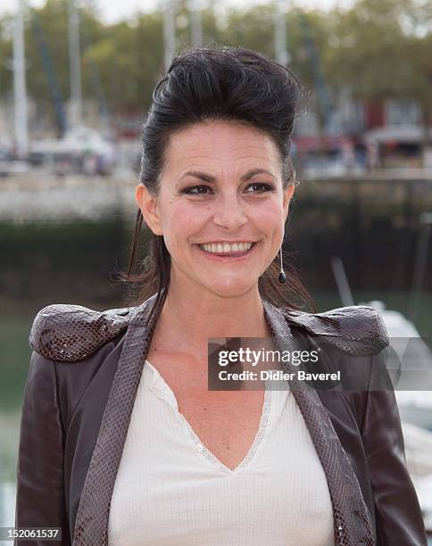 Lio poses during the 'Tiger Lily' Photocall at La Rochelle Fiction Television Festival on September 15, 2012 in La Rochelle, France.