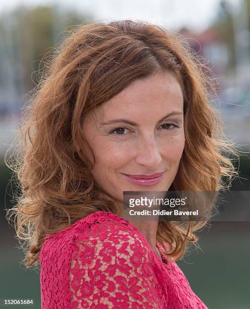 Camille Japy poses during the 'Tiger Lily' Photocall at La Rochelle Fiction Television Festival on September 15, 2012 in La Rochelle, France.
