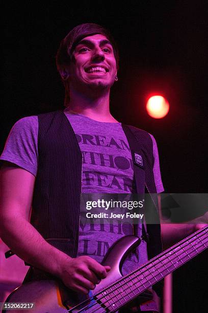 Jake Tacker of I Am King performs onstage at Egyptian Room, Murat Centre on September 15, 2012 in Indianapolis, Indiana.