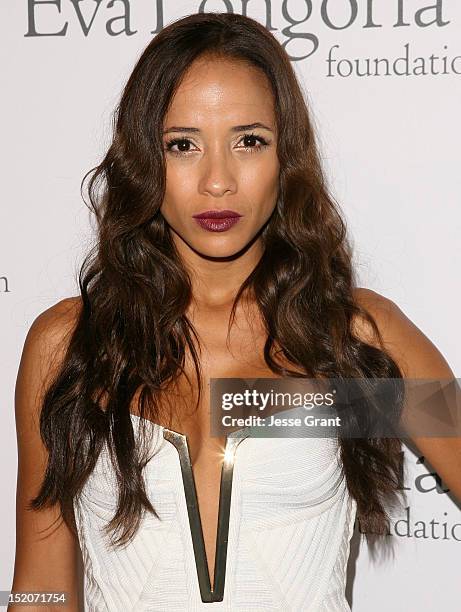 Dania Ramirez arrives at The Eva Longoria Foundation's Pre-ALMA Awards Dinner at Beso on September 15, 2012 in Hollywood, California.