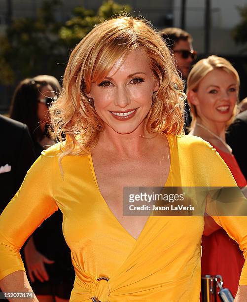 Kari Byron attends the 2012 Primetime Creative Arts Emmy Awards at Nokia Theatre L.A. Live on September 15, 2012 in Los Angeles, California.