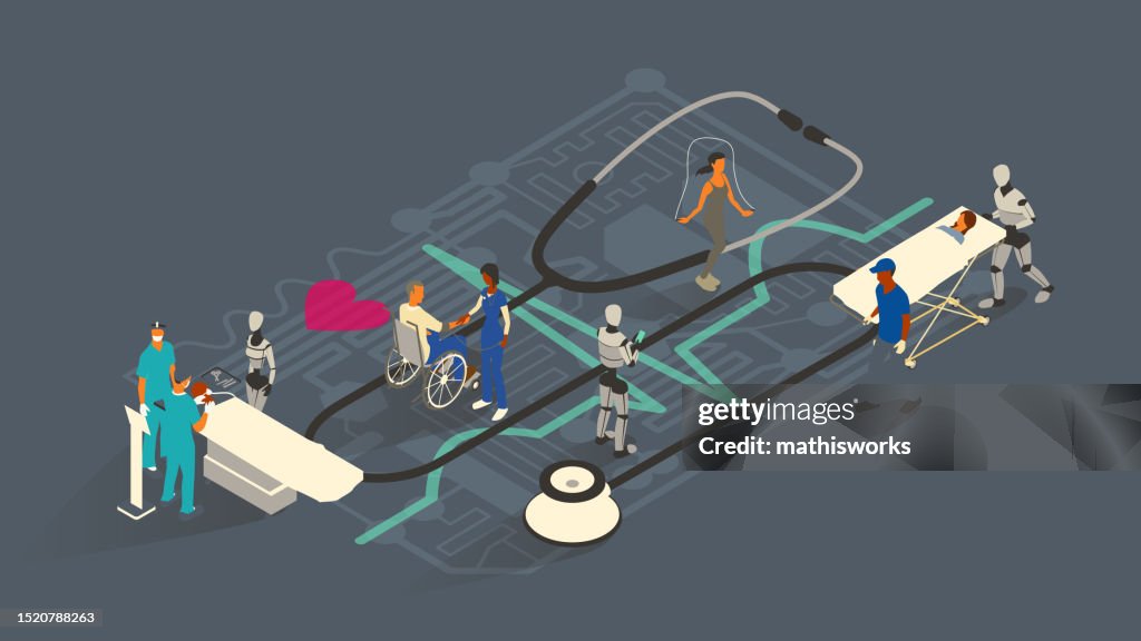 Cardiology AI Illustration