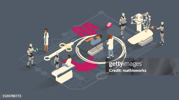 ilustrações de stock, clip art, desenhos animados e ícones de gastroenterology ai illustration - gastric band treatment