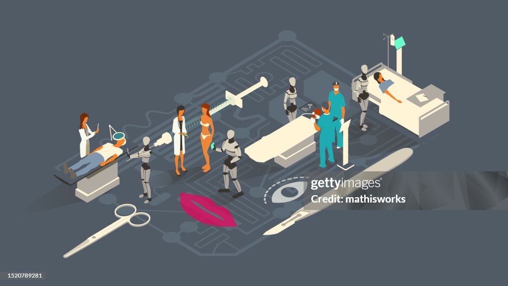 Plastic Surgery AI Illustration