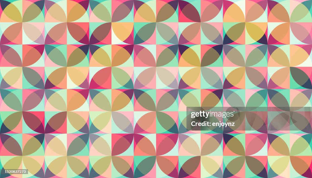 Seamless Fun Colorful Shapes Background High-Res Vector Graphic - Getty ...