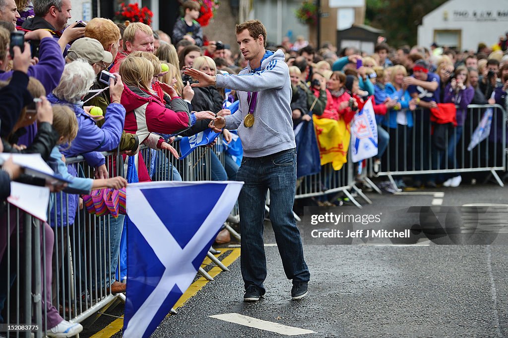 Andy Murray Returns To Dunblane