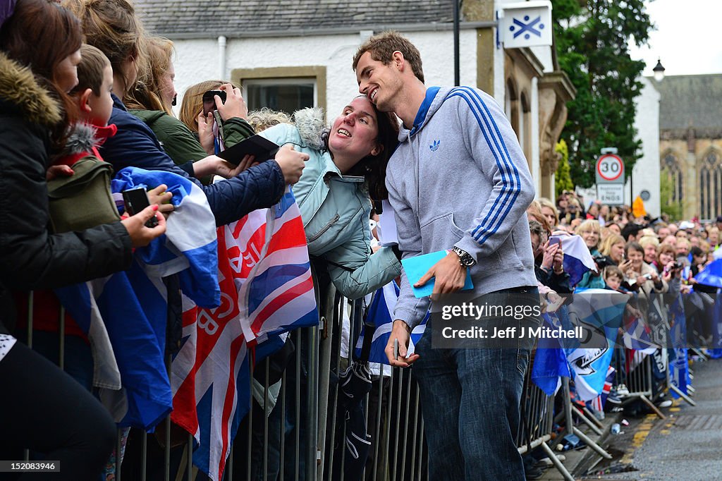 Andy Murray Returns To Dunblane