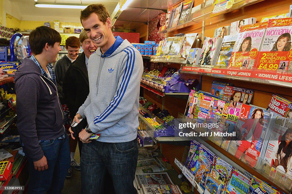 Andy Murray Returns To Dunblane