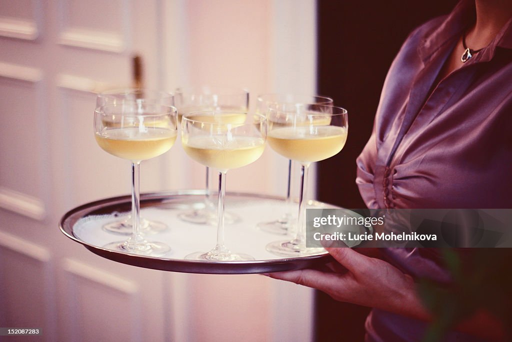Glasses of Champagne
