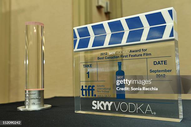 General view of atmosphere at the 37th Toronto International Film Festival Award Winner Ceremony held at the InterContinental Toronto Center Hotel on...
