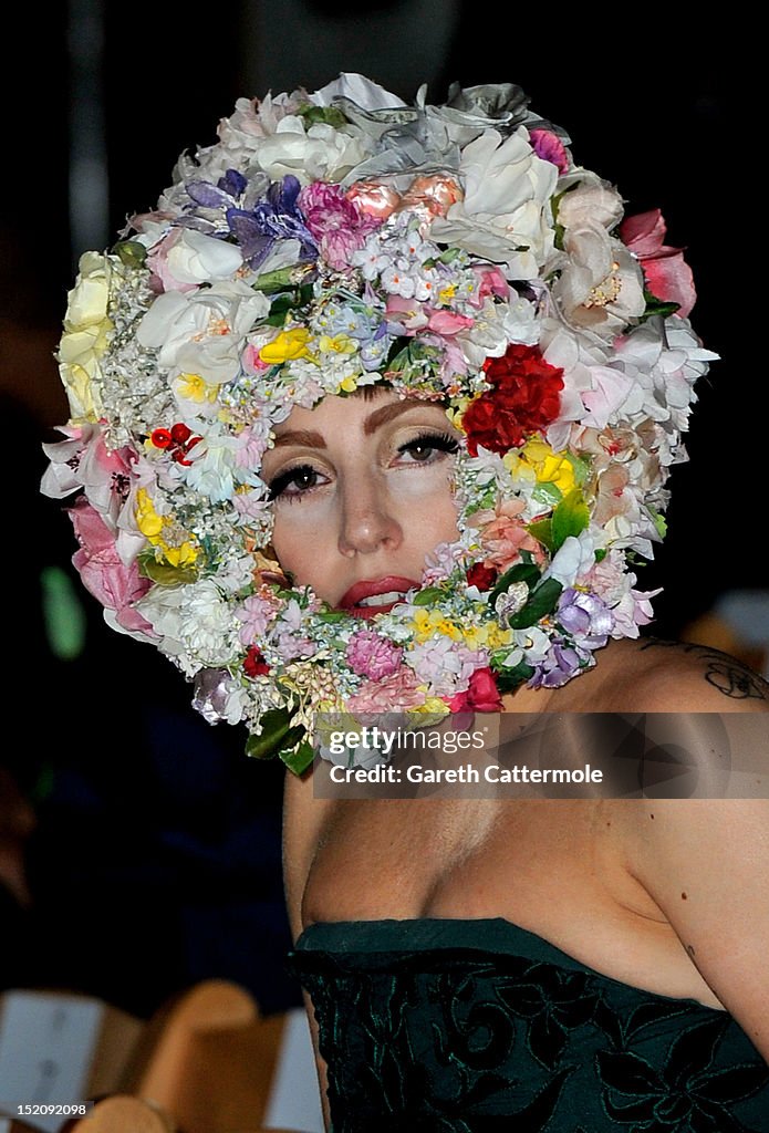 LFW SS2013: Philip Treacy Front Row