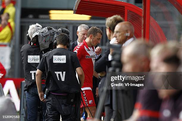 Alexander Gerndt of FC Utrecht during the Dutch Eredisivie match between FC Utrecht and PSV Eindhoven at the Galgenwaard Stadium on September 16,...