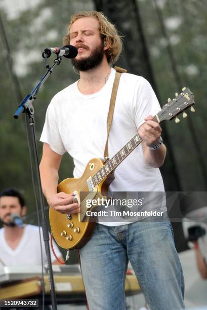 Bon Iver performs during the Austin City Limits Music Festival at Zilker Park on October 3, 2009 in Austin, Texas.