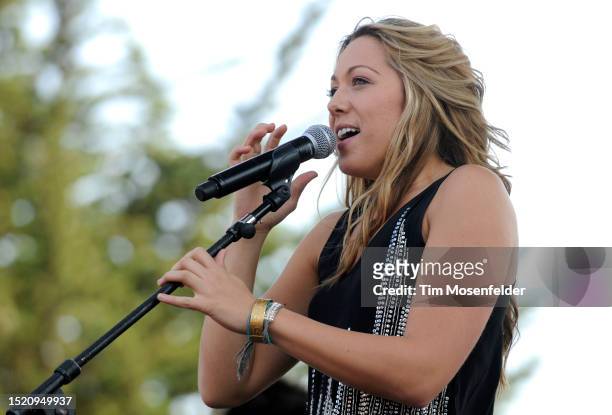 Colbie Caillat performs at 97.3 Alice's Now & Zen event at Sharon Meadow in Golden Gate Park on September 27, 2009 in San Francisco, California.