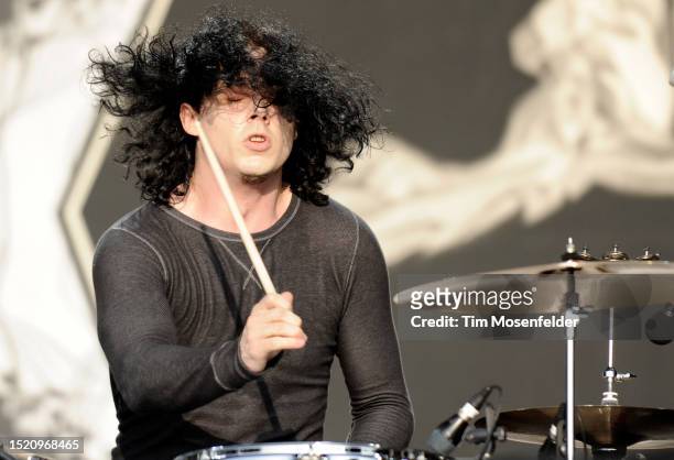 Jack White of The Dead Weather performs during the Austin City Limits Music Festival at Zilker Park on October 4, 2009 in Austin, Texas.