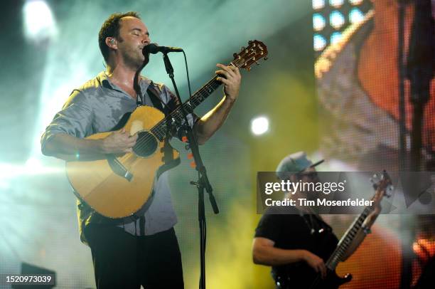 Dave Matthews and Stephan Lessard of Dave Matthews Band perform during the Austin City Limits Music Festival at Zilker Park on October 3, 2009 in...