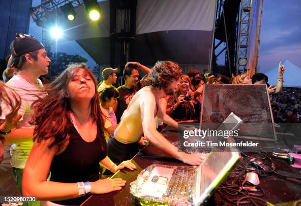 Girl Talk performs during the Austin City Limits Music Festival at Zilker Park on October 4, 2009 in Austin, Texas.