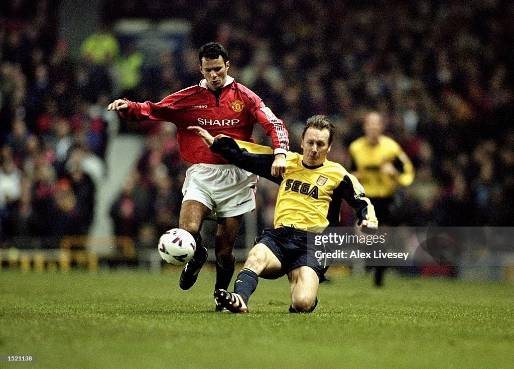 Ryan Giggs and Lee Dixon