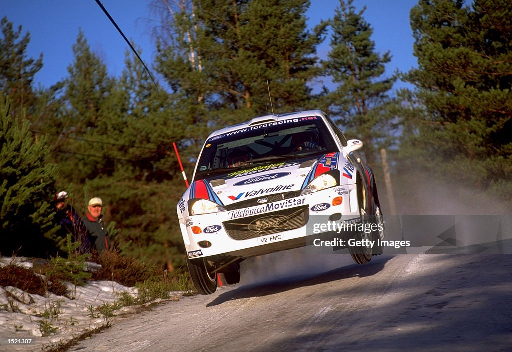 Carlo Sainz in the Ford Focus