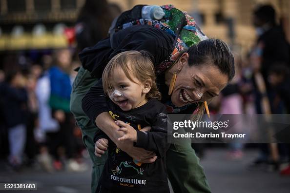 People Join VicNAIDOC March In Melbourne