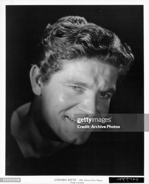 Stephen Boyd publicity portrait, Circa 1956.