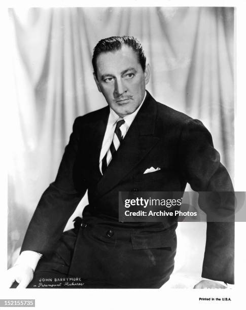 John Barrymore publicity portrait, Circa 1937.