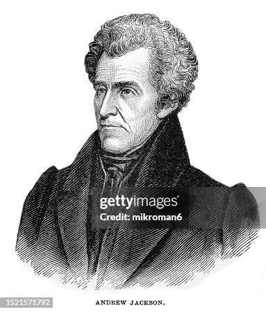 Portrait of General Andrew Jackson, seventh president of the United States