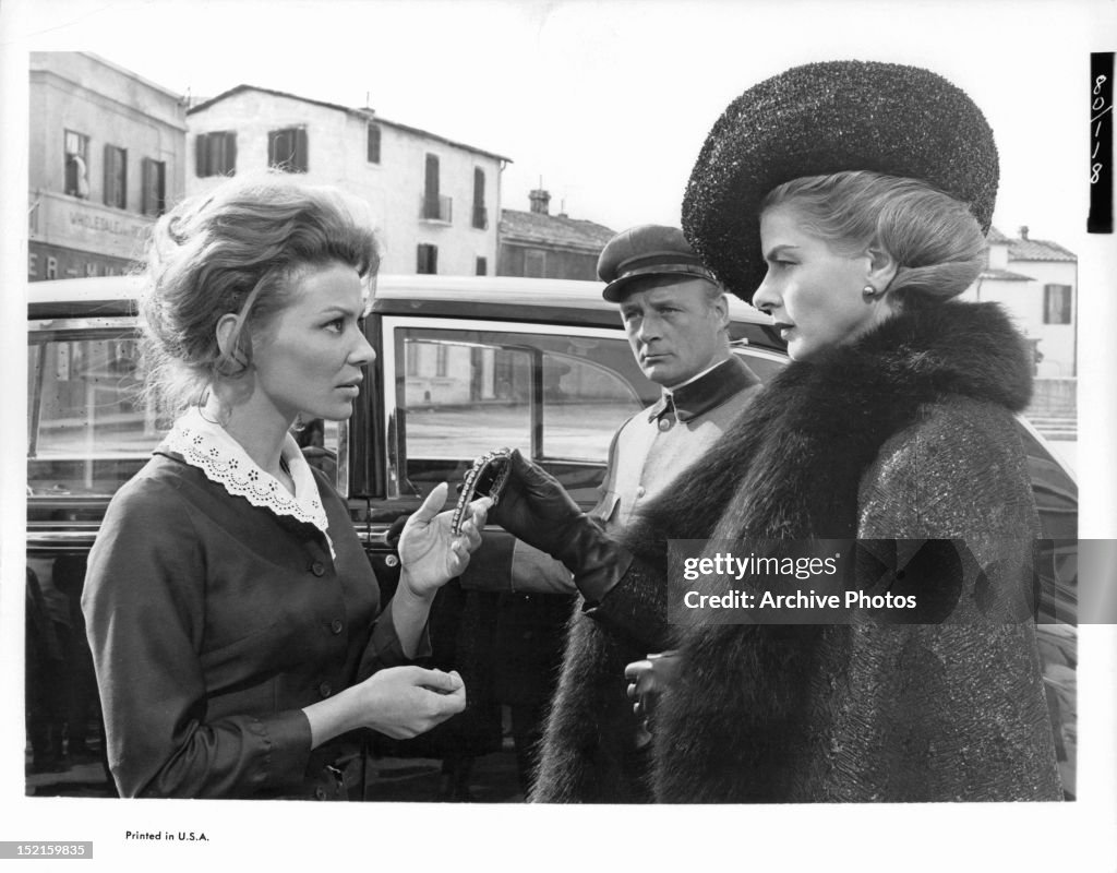 Irina Demick And Ingrid Bergman In 'The Visit'