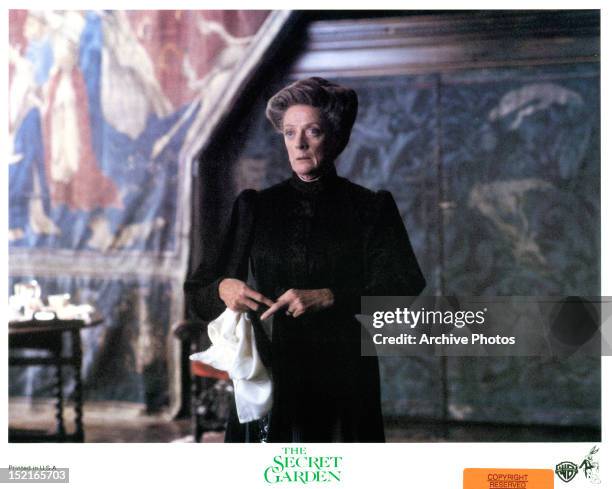Maggie Smith in a scene from the film 'The Secret Garden', 1993.